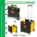 plastic folding pack&roll cart